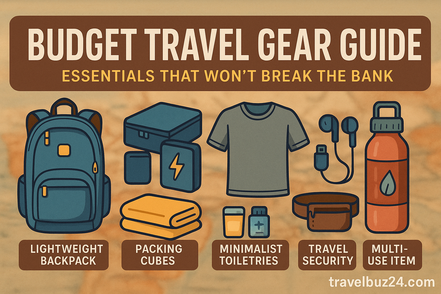 budget travel gear guide essentials that won’t break the bank