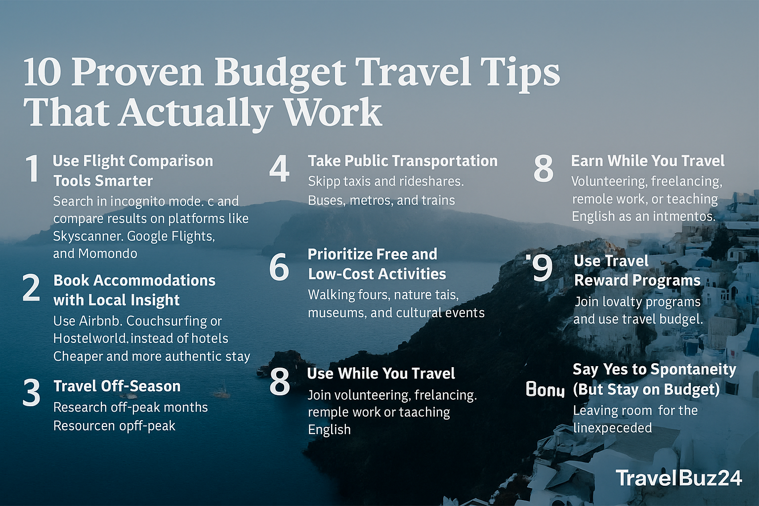 budget travel tips that actually work
