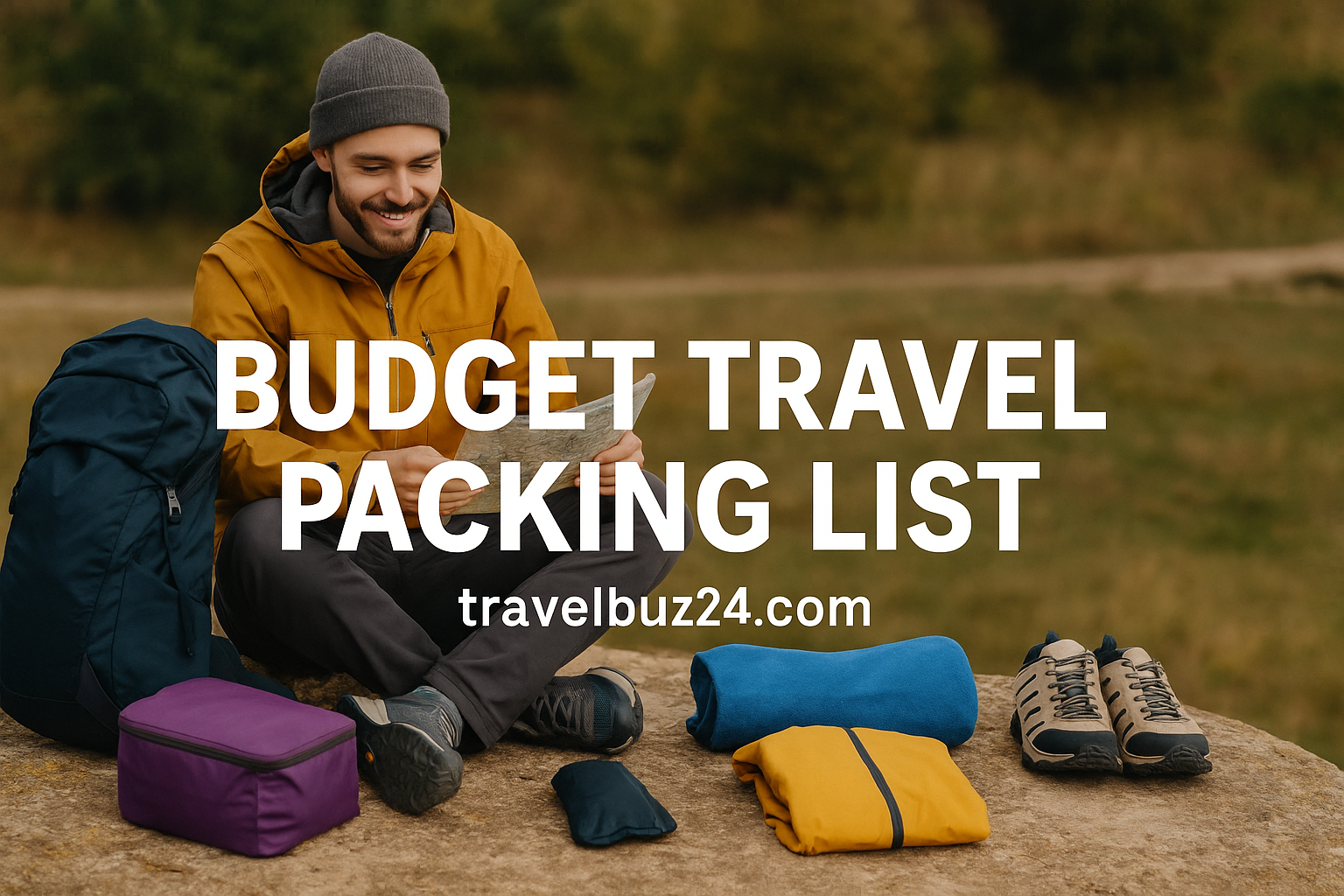 budget travel packing list for backpackers