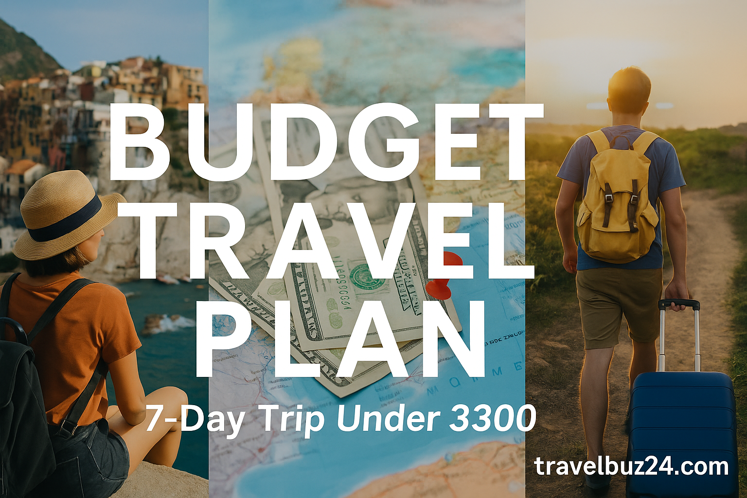 budget travel plan for 7 day trip under 300 dollars