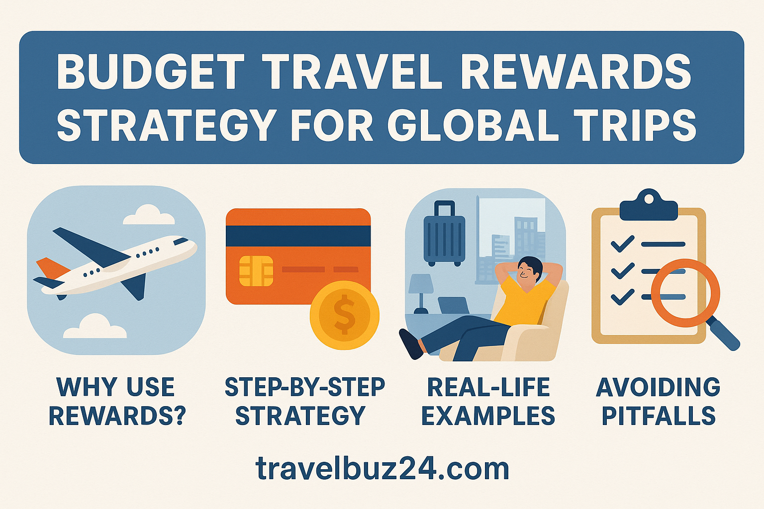 budget travel rewards strategy for global trips