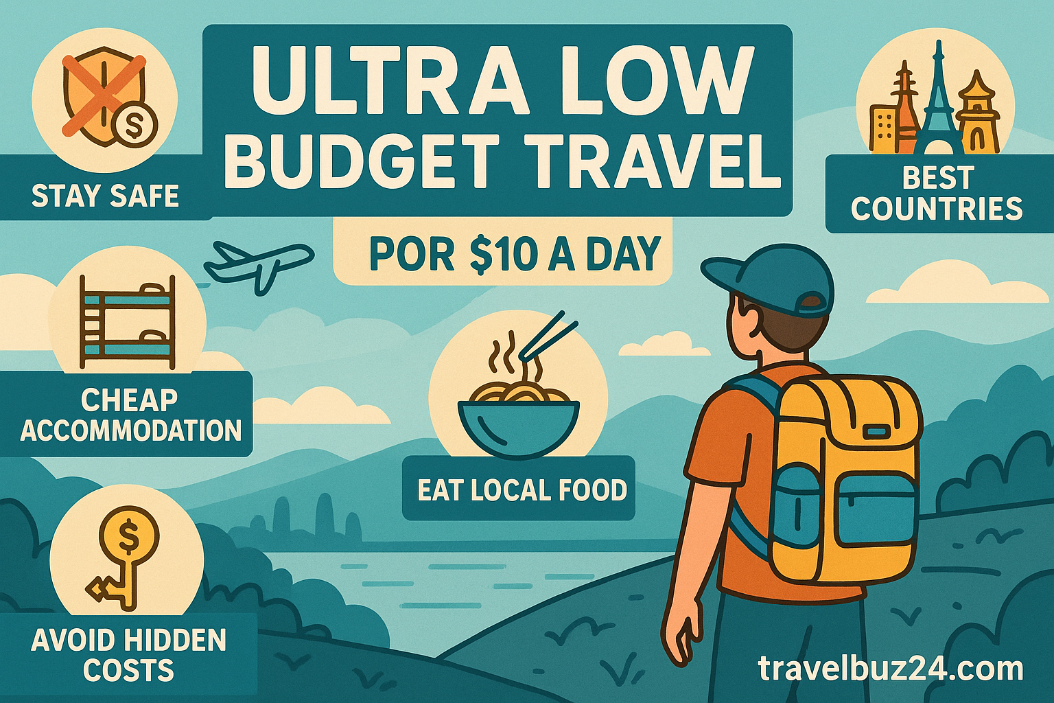 ultra low budget travel around the world